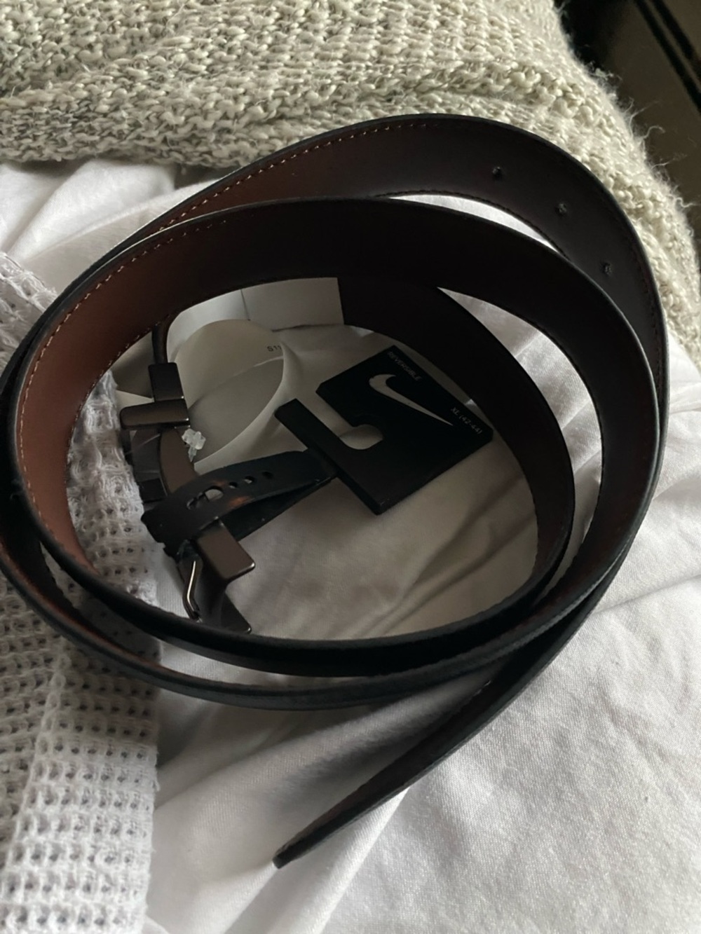 Men’s Nike Reversible XL (42-44) Black Belt NWT
